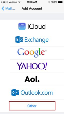 iPhone Email Setup, Step 4