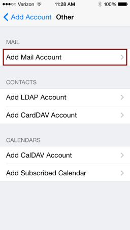 iPhone Email Setup, Step 5