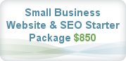 Small Business Website Starter Package $850
